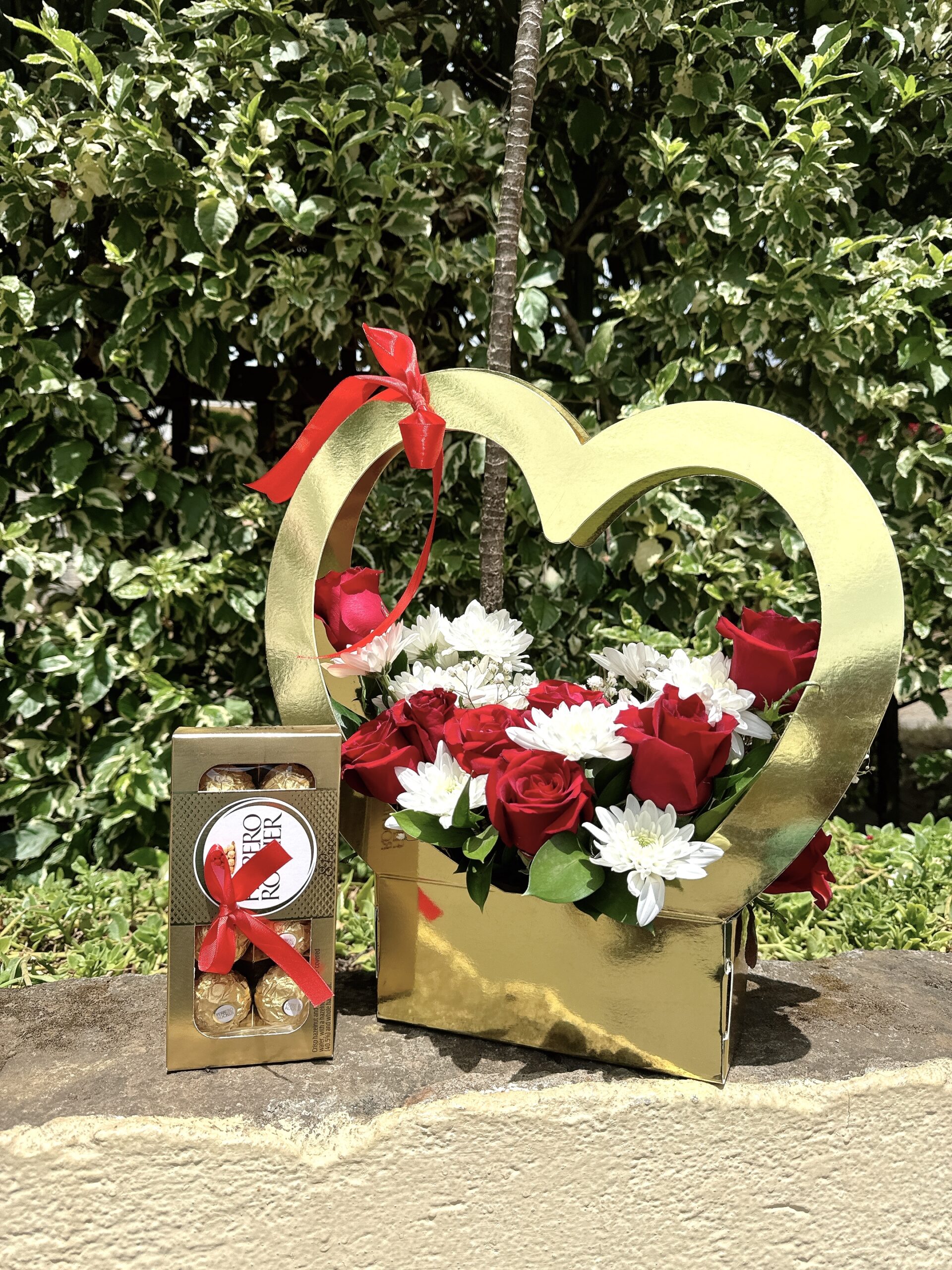 Heart of Gold with Ferrero Rocher Chocolate