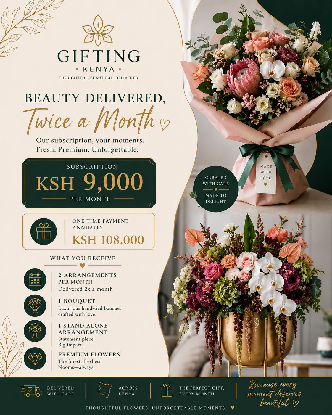 Gifting Kenya Flower Subscription